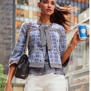 Cabi #5294 Blue Matrix Reina 21 Club Blazer Jacket -M